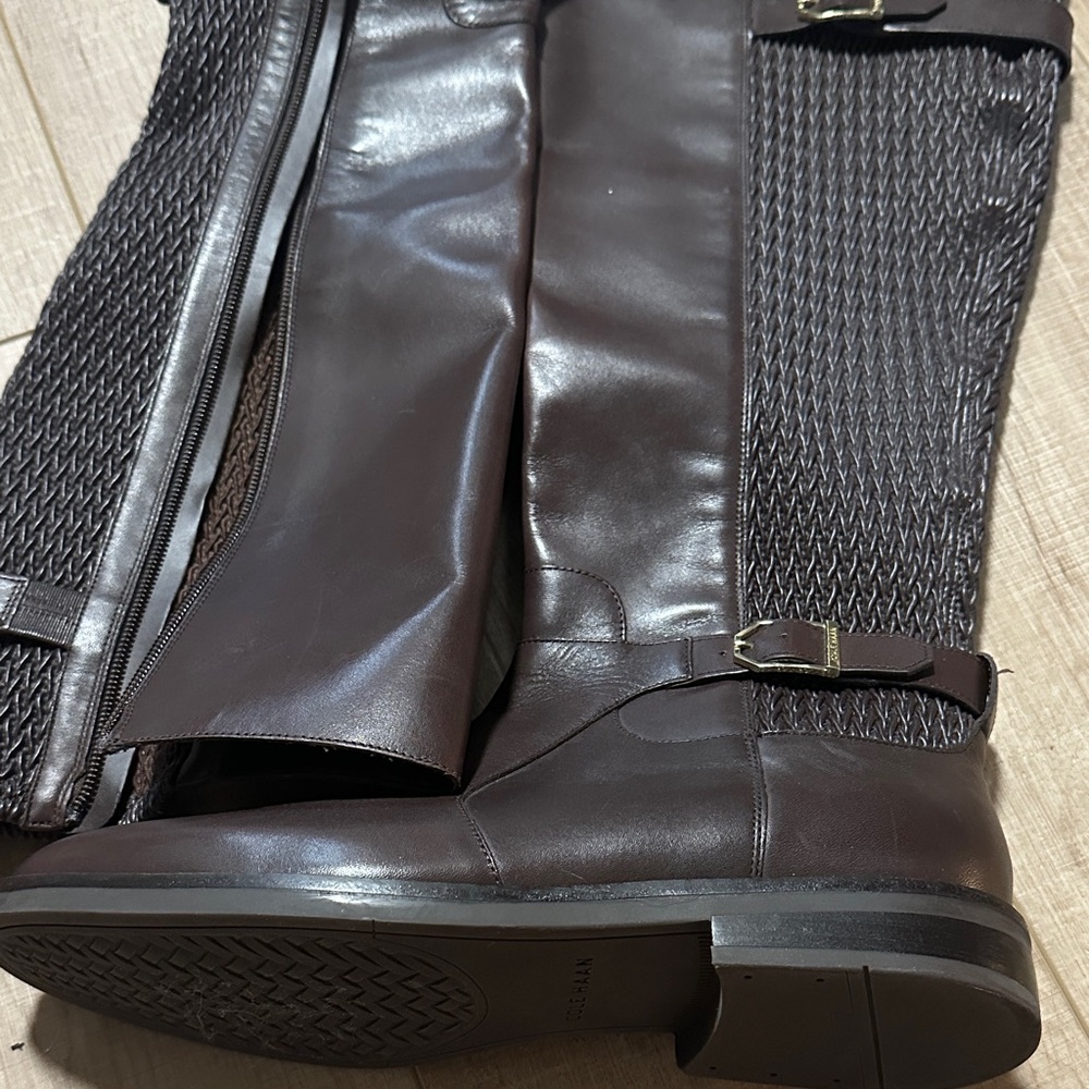 Cole Haan womens Chesley Water Resistant Riding Boots - Picture 4 of 15